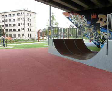 enrobé bitumineux colorés